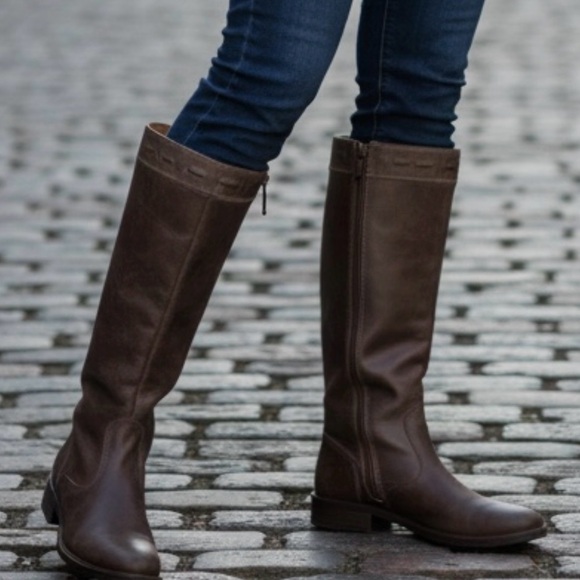 BED |STU Shoes - BED |STU Women's Over-the-Knee Brown Leather Riding Boots Size 6